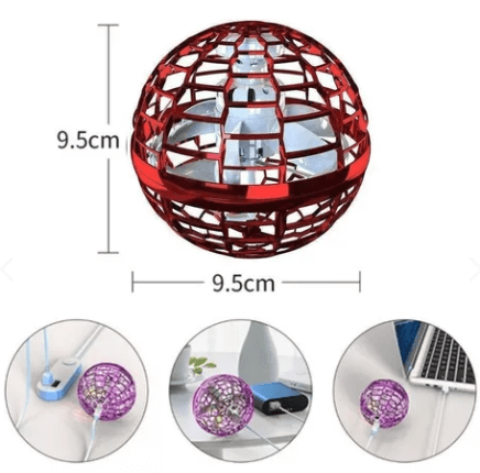 Spinner Volador LED con Sensor y Efecto Búmeran