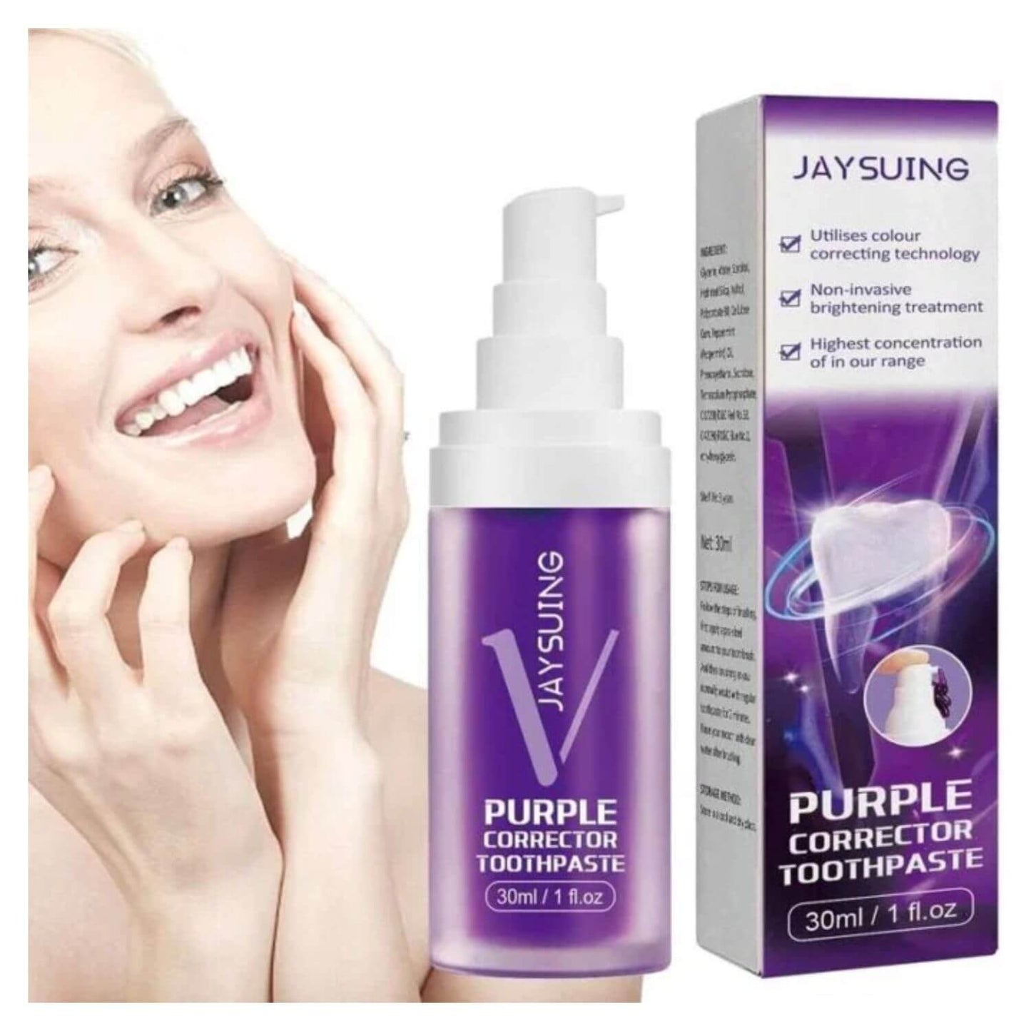 2X1 CREMA DENTAL BLANQUEADORA CORRIGE Y TRANSFORMA TU SONRISA
