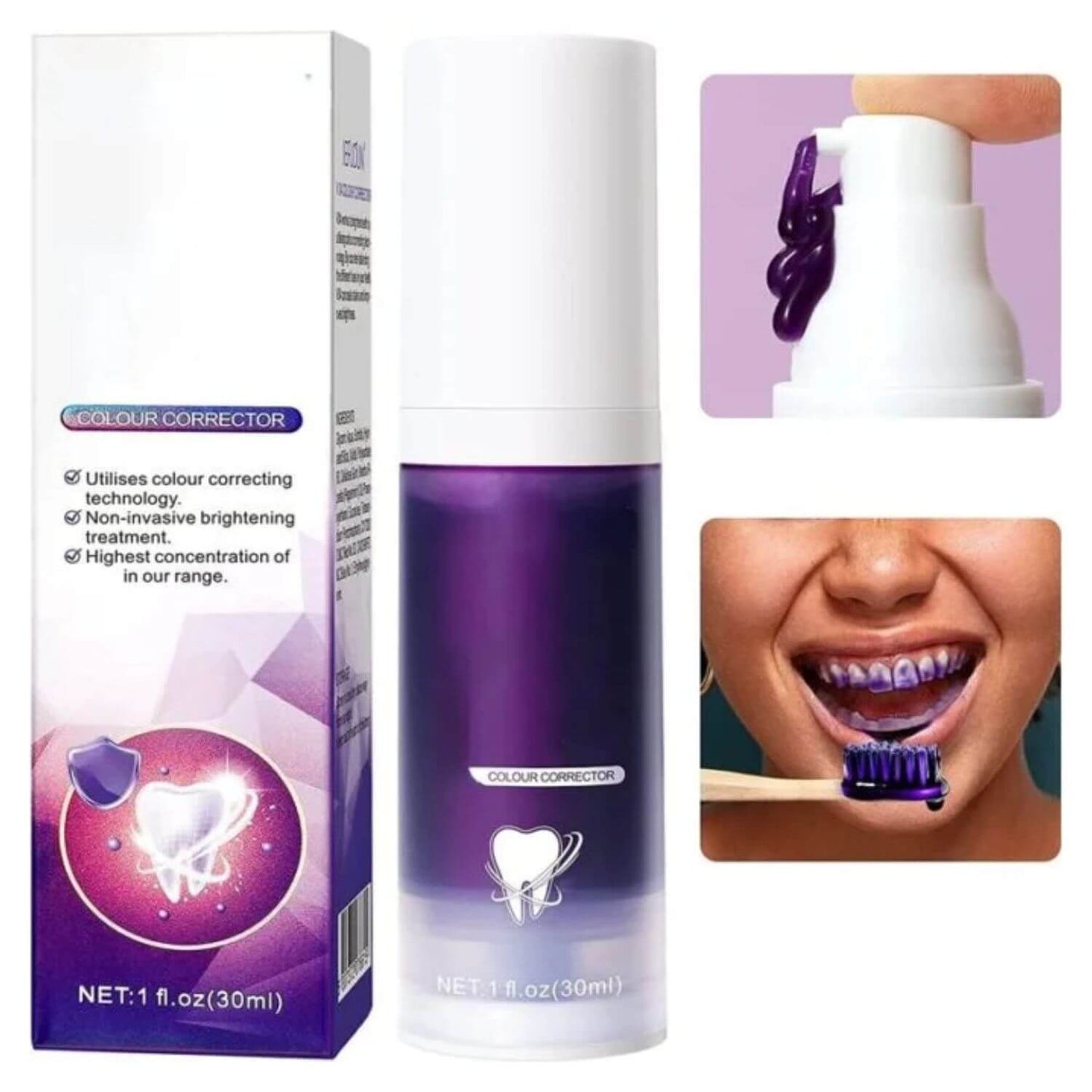 2X1 CREMA DENTAL BLANQUEADORA CORRIGE Y TRANSFORMA TU SONRISA