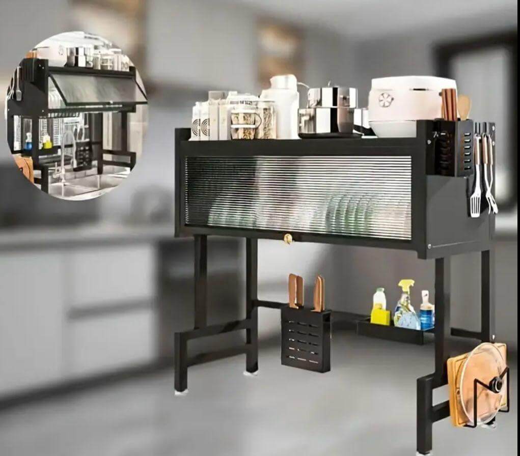 Escurridor con Tapa - Dile adiós al caos en tu cocina