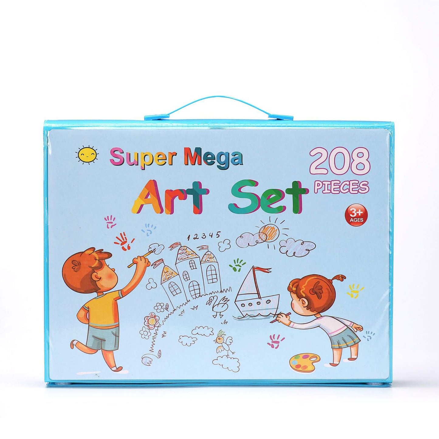 Mega Set de Arte 208 Piezas Para Niños