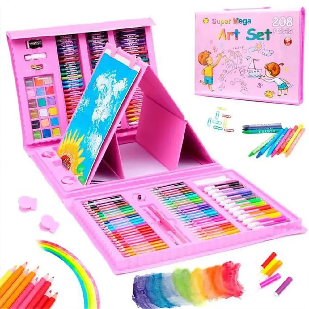 Mega Set de Arte 208 Piezas Para Niños