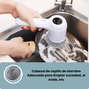 Cepillo Eléctrico Inalámbrico 5 en 1 - Limpia fácil, rápido y sin esfuerzo