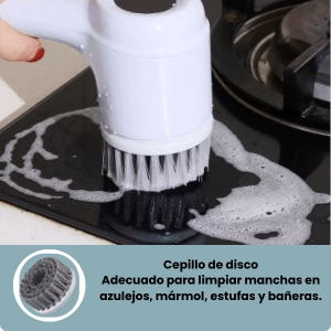 Cepillo Eléctrico Inalámbrico 5 en 1 - Limpia fácil, rápido y sin esfuerzo