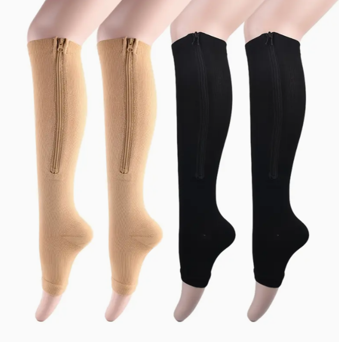 Medias Zip Sox Compresion Anti Varices