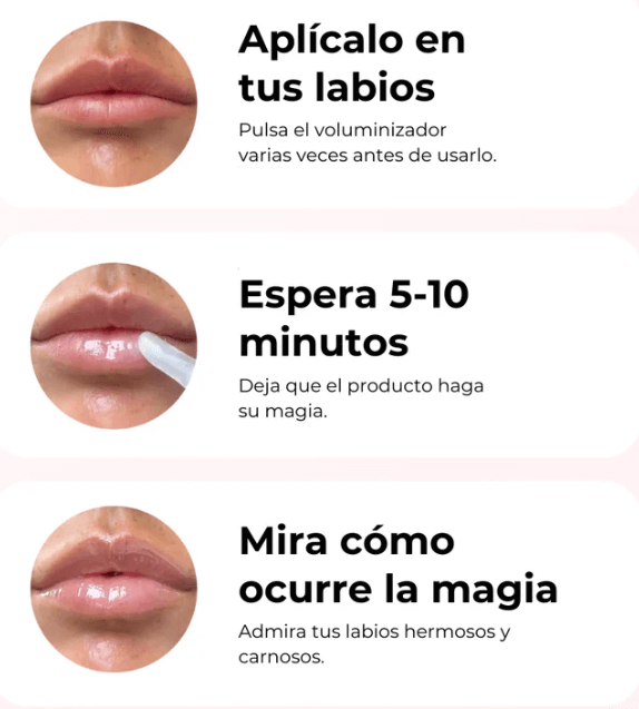 Labios más llenos e irresistibles en minutos Magic Lip®