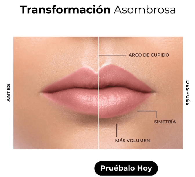 Labios más llenos e irresistibles en minutos Magic Lip®
