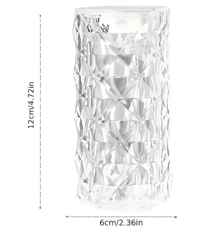 Lámpara Diamante 3D: Ilumina tus sueños con estilo y color