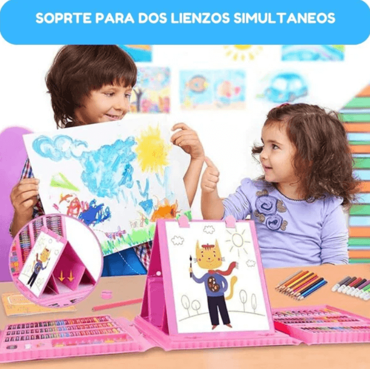 Mega Set de Arte 208 Piezas Para Niños