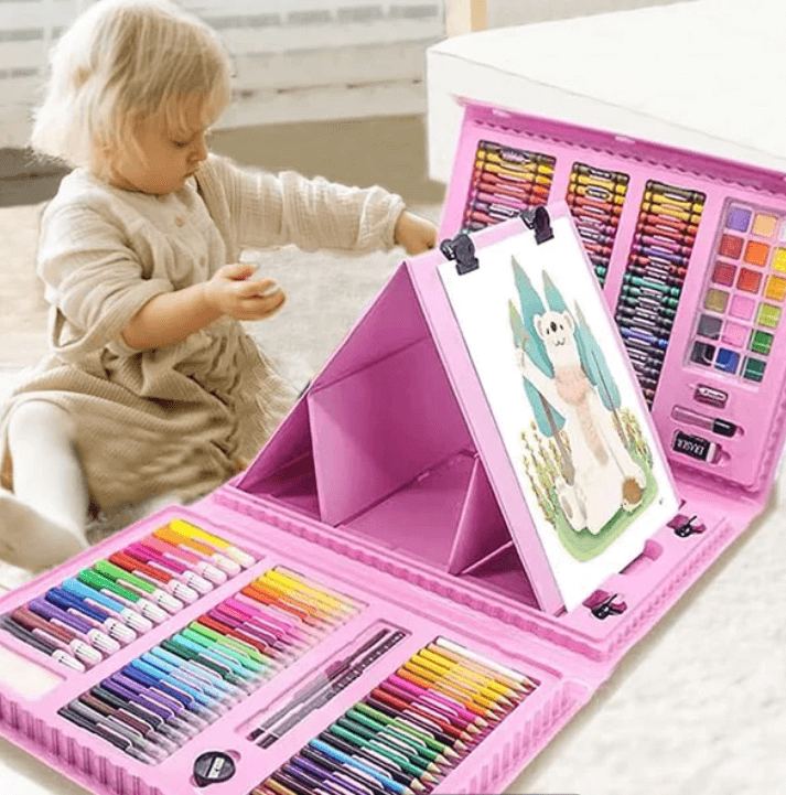 Mega Set de Arte 208 Piezas Para Niños
