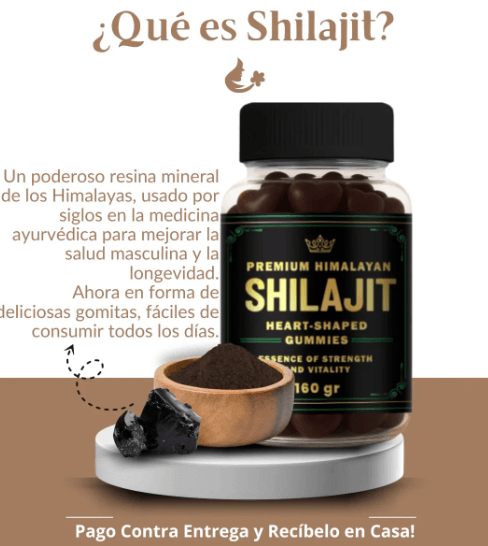 2 x 1 GOMAS SHILAJIT Vitalidad y energía natural en cada bocado.