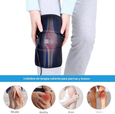 Rodillera Térmica con Calor Ajustable y Velcro – Alivio cómodo en minutos
