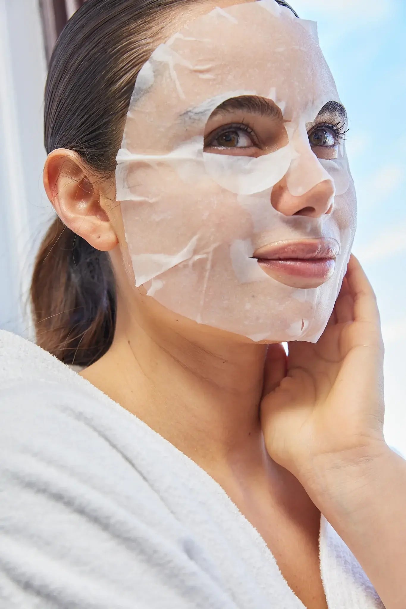 Mascarilla Facial Hidratante Aloe x 10 unidades