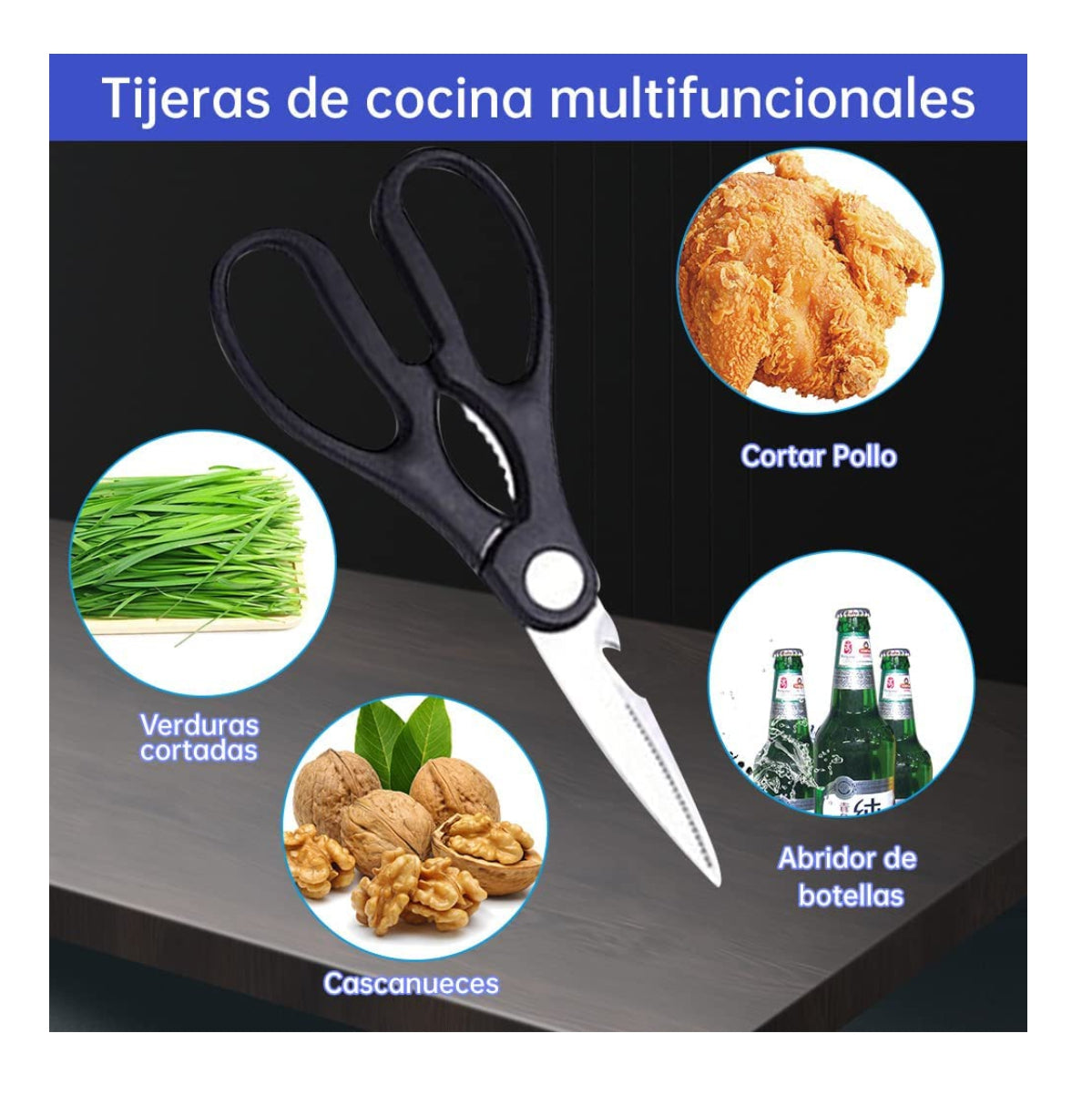 Sarten 4 Puestos + Juego Cuchillos x6