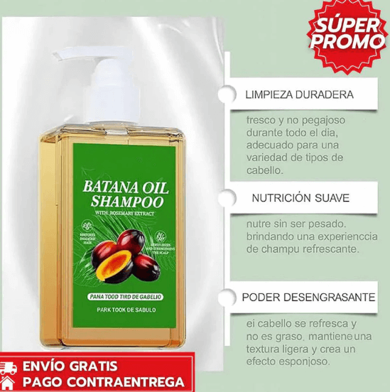 SHAMPO DE BATANA PREMIUM "obsequio aceite de batana"