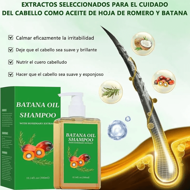 SHAMPO DE BATANA PREMIUM "obsequio aceite de batana"