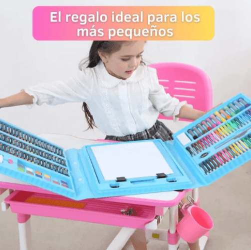 Mega Set de Arte 208 Piezas Para Niños