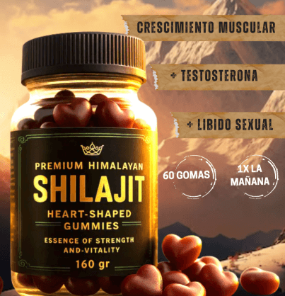 2 x 1 GOMAS SHILAJIT Vitalidad y energía natural en cada bocado.