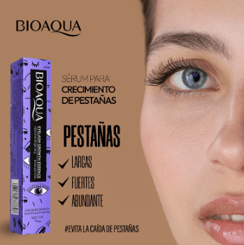2x 1 Bioaqua — Sérum Nutritivo para Pestañas y Cejas (+ regalo)