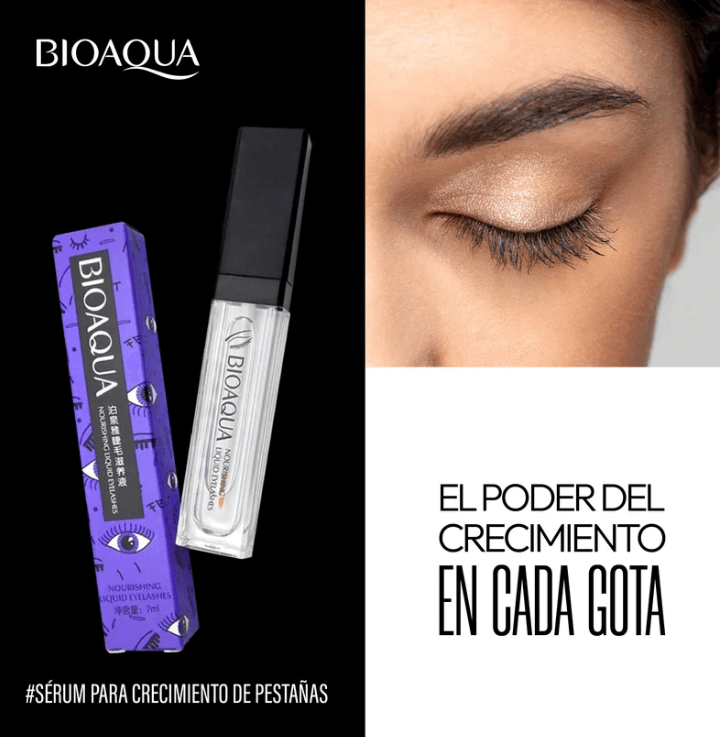 2x 1 Bioaqua — Sérum Nutritivo para Pestañas y Cejas (+ regalo)