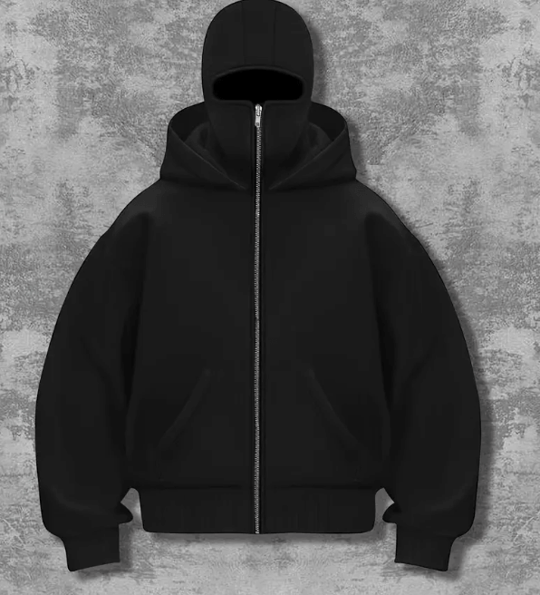 Hoodie Ninja Zip Up – Calidez y privacidad en un solo cierre