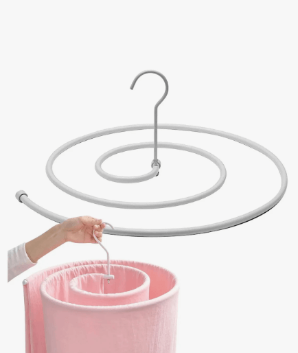 Gancho Espiral Ahorrador de Espacio – ¡Seca más, ocupa menos!