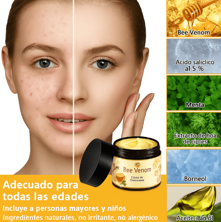 Bee Venom–Crema Reparadora y Rejuvenecedora 2 x 1