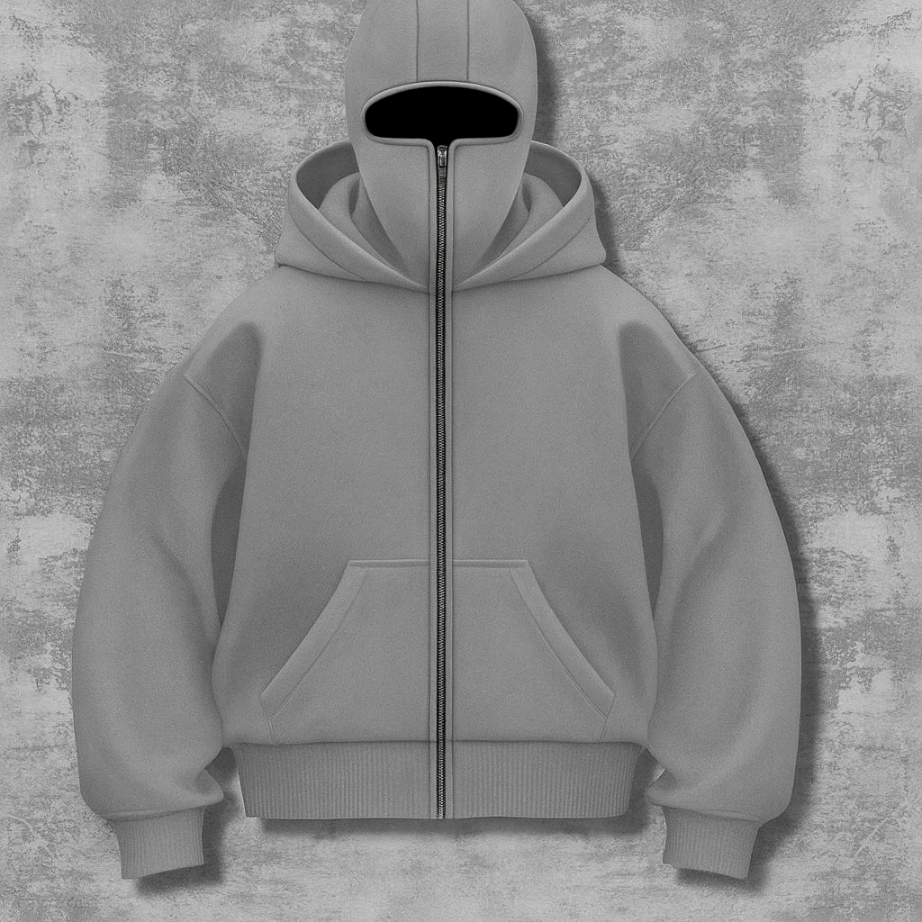 Hoodie Ninja Zip Up – Calidez y privacidad en un solo cierre