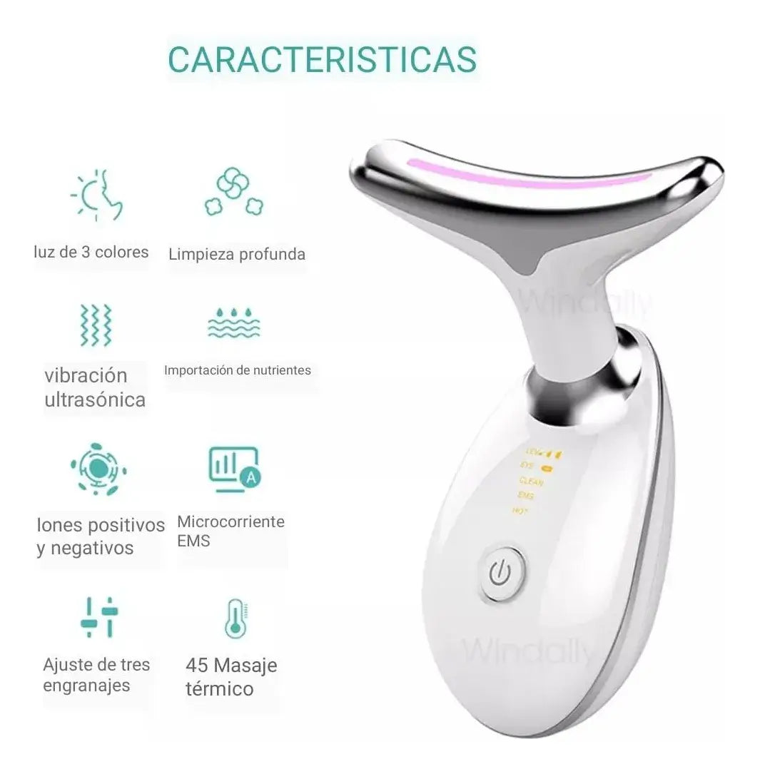 Masajeador LED Facial