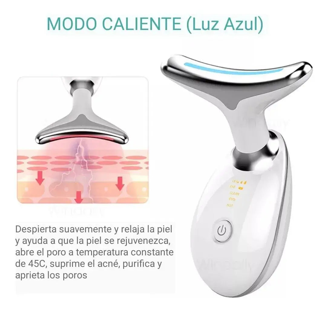 Masajeador LED Facial