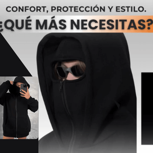 Hoodie Ninja Zip Up – Calidez y privacidad en un solo cierre