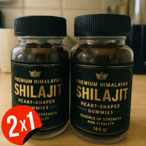 2 x 1 GOMAS SHILAJIT Vitalidad y energía natural en cada bocado.