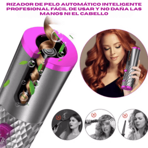 Rizador Inalámbrico Pro: ondas perfectas en minutos, sin cables ni enredos