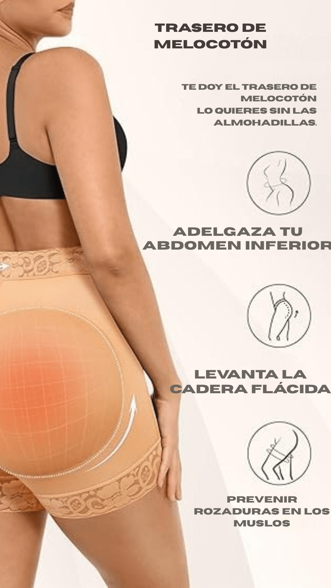 Panty Levanta Cola y Control Abdomen Premium – Moldea tu figura al instante
