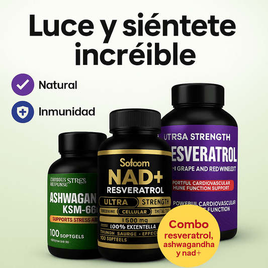COMBO Nad + Ashwagandha + Resveratrol